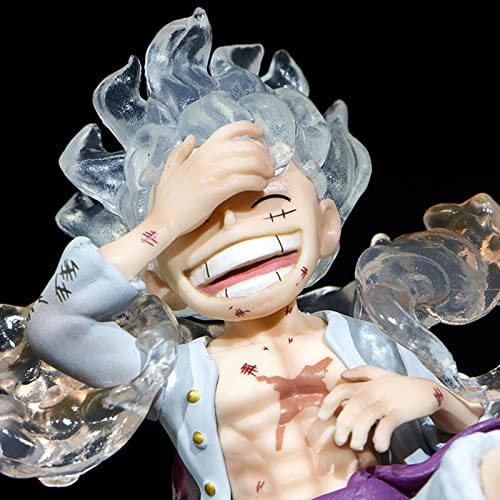 One Piece – Figurine Luffy Mugiwara Gear 5 Emblème Épique