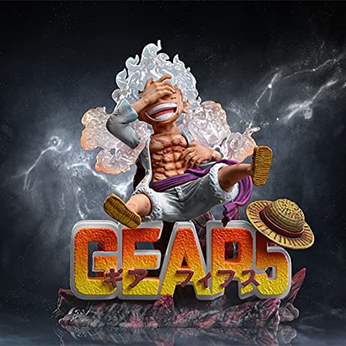 One Piece – Figurine Luffy Mugiwara Gear 5 Emblème Épique