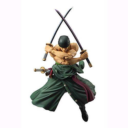 One Piece – Figurine articulée Roronoa Zoro à trois sabres