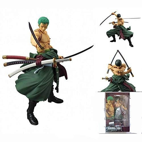 One Piece – Figurine articulée Roronoa Zoro à trois sabres