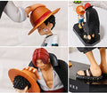 One Piece – Figurine scène épique Shanks & Luffy